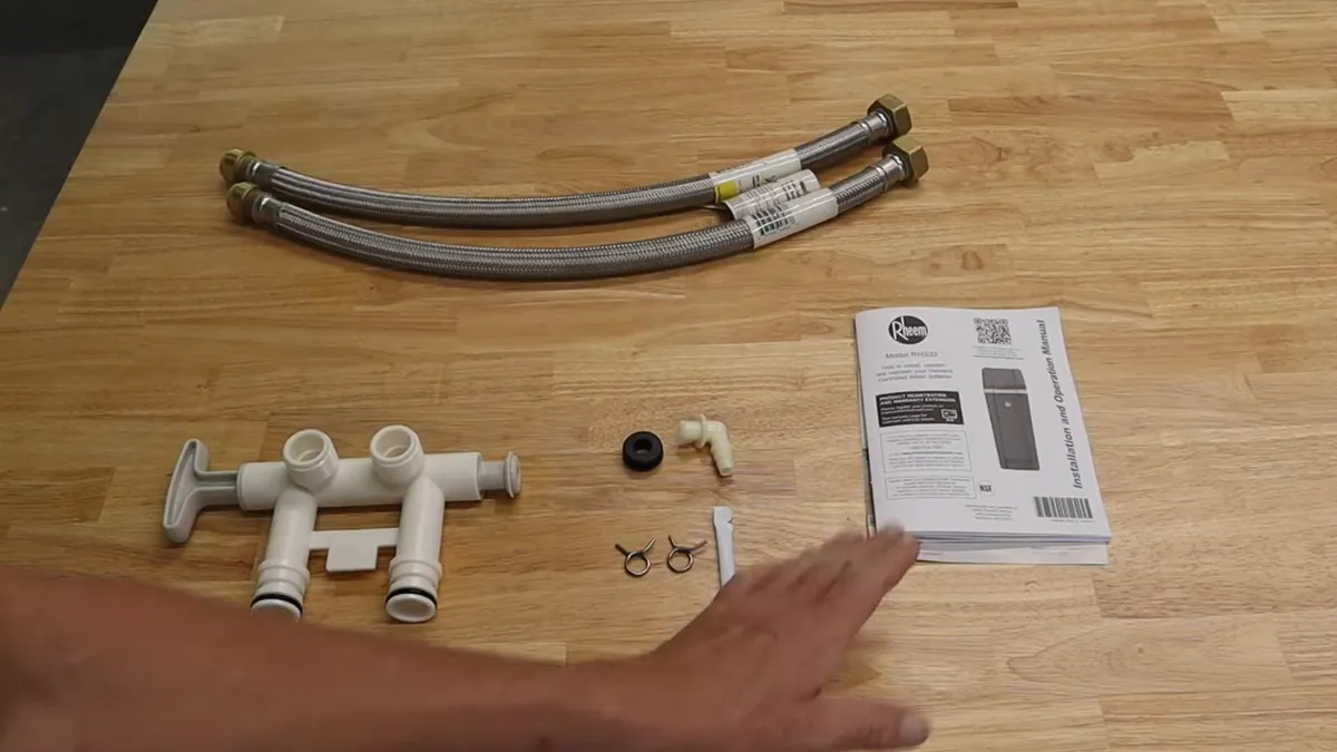 Whole-house water softener with control valve and resin tank during plumbing service in Sterling Grove, Surprise, AZ